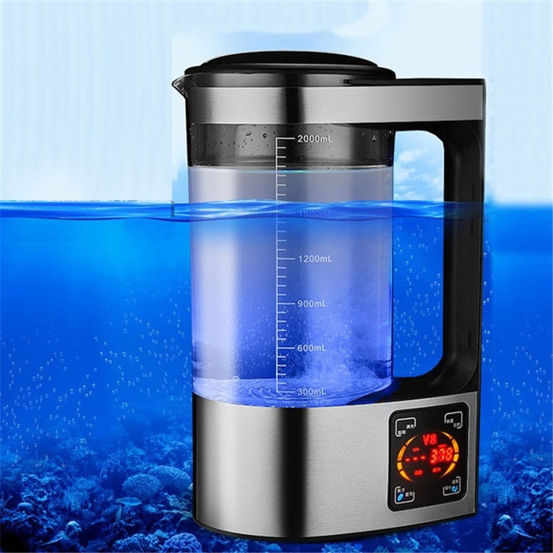 2L Water Ionizer Hydrogen Rich Water Micro Electrolysis Machine Water filter Drink Hydrogen Water Generator