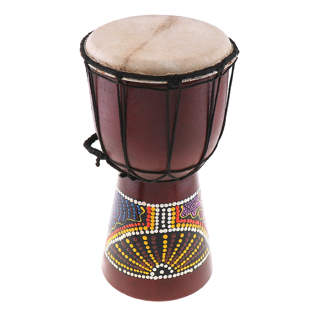 Goat Skin Hand Painted African Djembe Drum