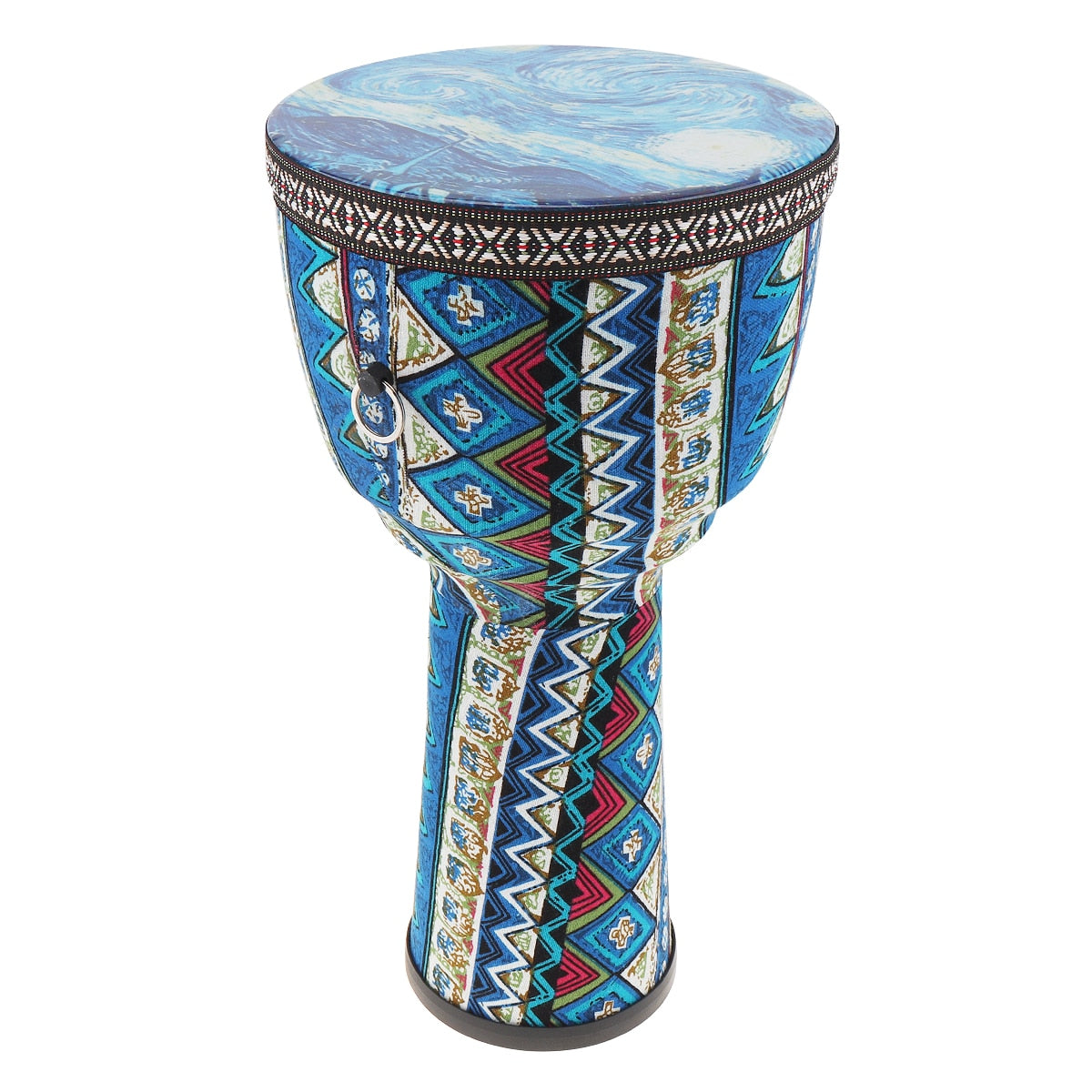 Gorgeous Hand Painted 8.5 Inch  African Djembe Drum