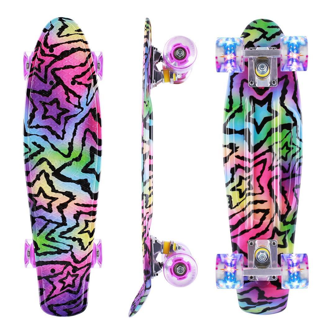 22" Fun Cruiser Beginner to Pro Non-Slip Skateboard