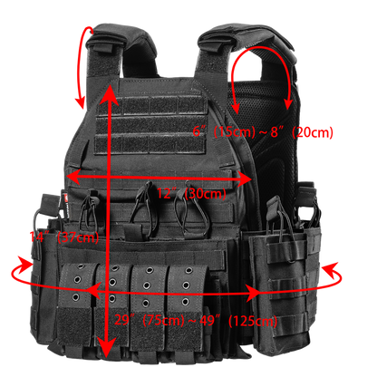 Adjustable Nylon Plate Carrier Tactical Vest