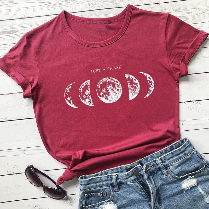 Moon Phases Women Shirt