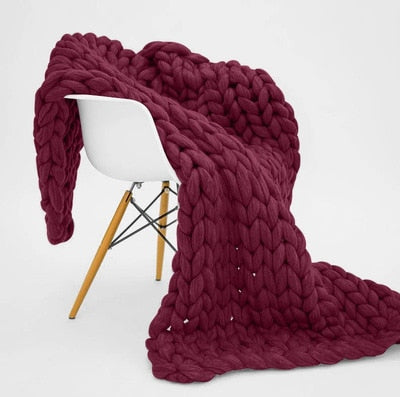 Cozy Luxe Chunky Crochet Blanket