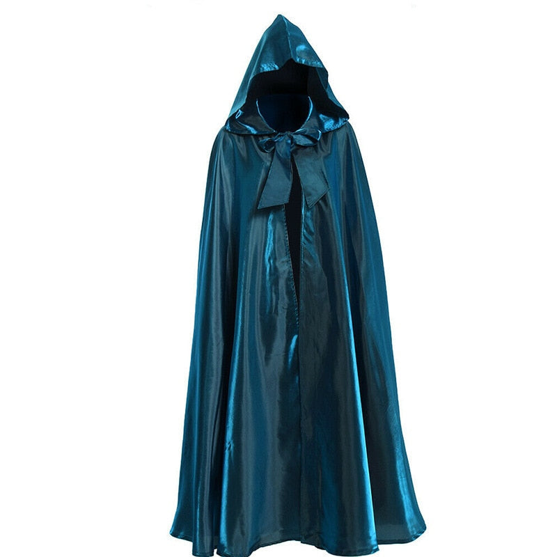 Power Sorcerer Witch/Wizard Hooded Cloak/Robe