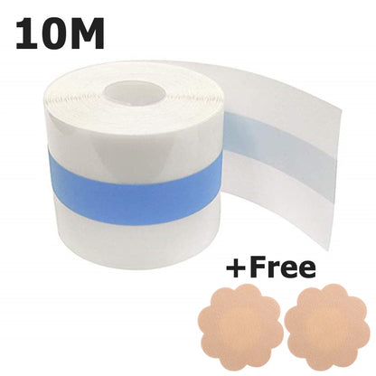 10M Push Up Boobs Lift Tape with Free Self Adhesive Silicone Breasts Nipple Cover