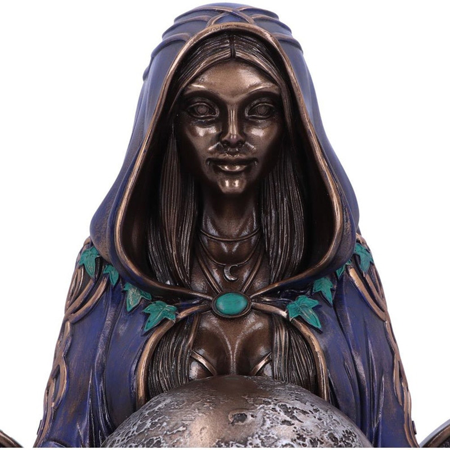 The New Mother Earth Millennial Gaia Statue Figurine - Creatrix of Life Gaia Mother of Earth Oberon Zell Milenial Te Fiti Type Goddess Statue