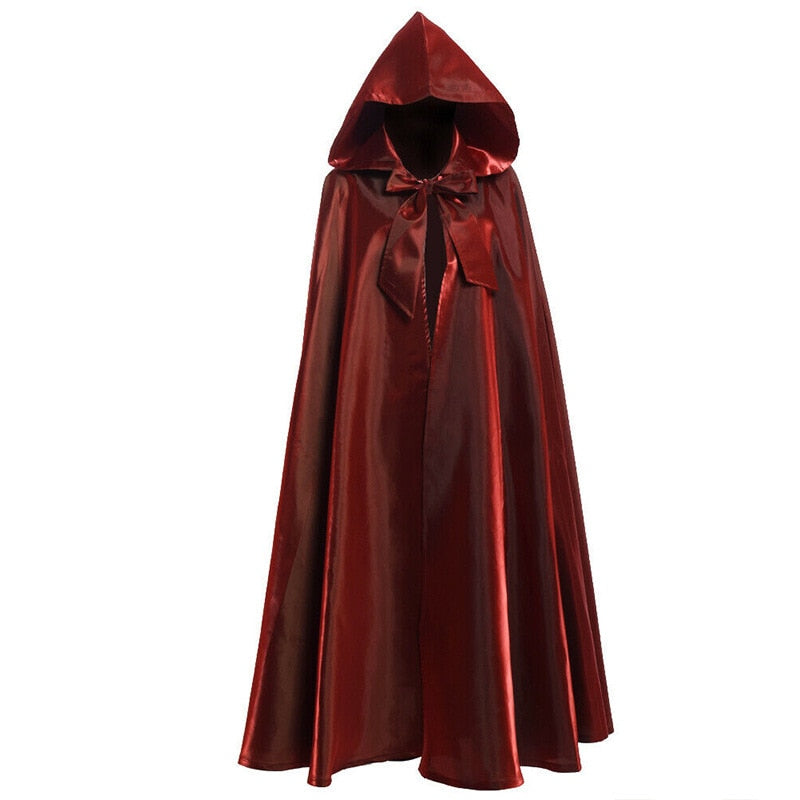 Power Sorcerer Witch/Wizard Hooded Cloak/Robe