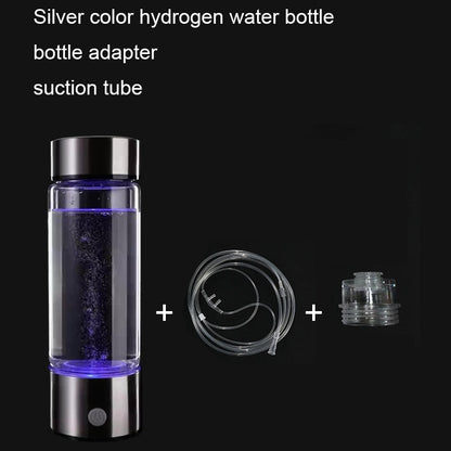 Hydrogen Bottle 400ml Premium Titanium Quality Hydrogen-Rich Water Cup Ionizer Maker/Generator Super Antioxidants ORP