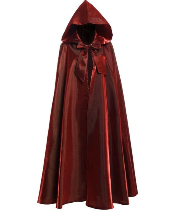 Power Sorcerer Witch/Wizard Hooded Cloak/Robe