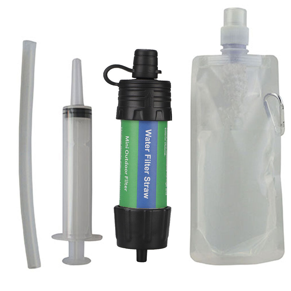 Anti-Bacterial Personal Water Purifier Water Filtration System Camping Purification Outdoor Traveling Survival Emergency