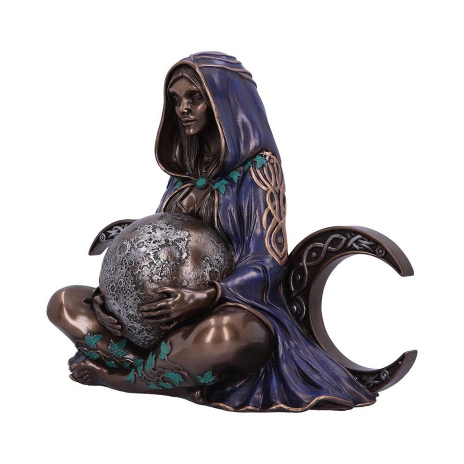 The New Mother Earth Millennial Gaia Statue Figurine - Creatrix of Life Gaia Mother of Earth Oberon Zell Milenial Te Fiti Type Goddess Statue