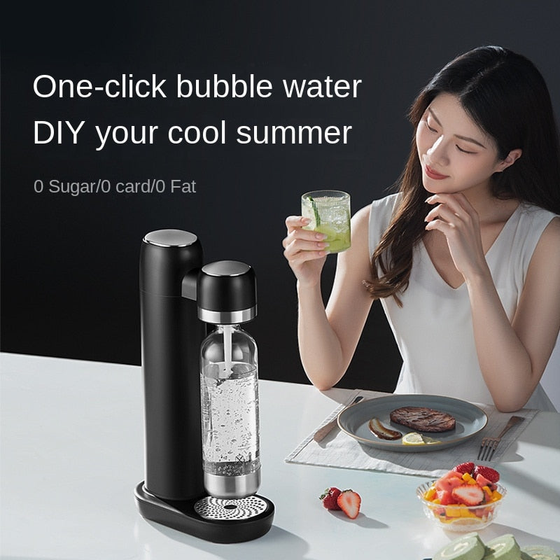 Sparkling Water Maker Soda Water Machine Household Homemade Carbonated Drinks Cola Machine Aerated Water Machine Bubble Machine