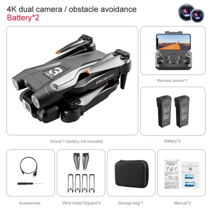 Z908 PRO Mini Drone 4K Professional WIFI Quadcopter 25fps HD Video Photo 15min Max Flight Time Tri-Directional Obstacle Sensing