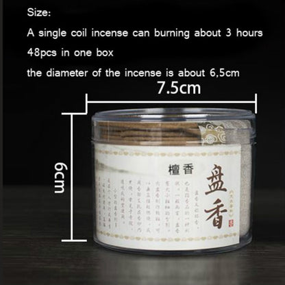 48pcs/box Natural Coil Aromatherapy Incense