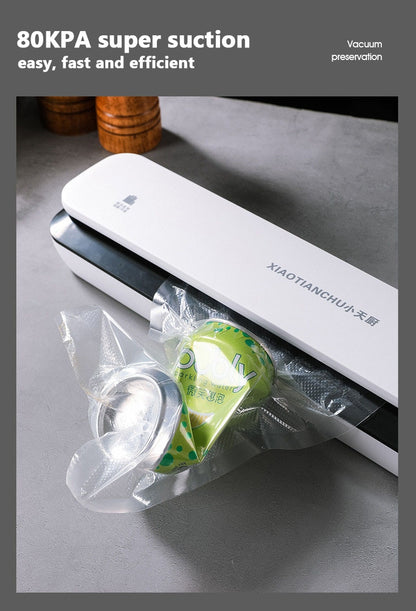 Electric Vacuum Sealer Packaging Machine Includes 10pcs Food Saver Bags