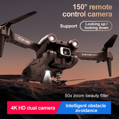 Z908 PRO Mini Drone 4K Professional WIFI Quadcopter 25fps HD Video Photo 15min Max Flight Time Tri-Directional Obstacle Sensing