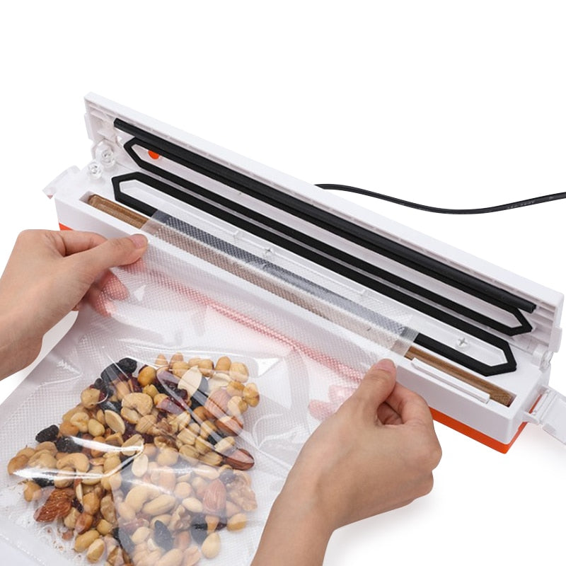 Vacuum Sealer Kitchen Packaging Machine With 10 Free Bags Household Food Film Sealer Vacuum Packer Keep Food Fresh