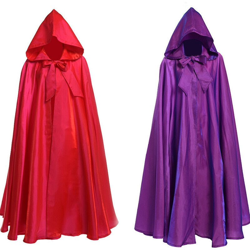 Power Sorcerer Witch/Wizard Hooded Cloak/Robe