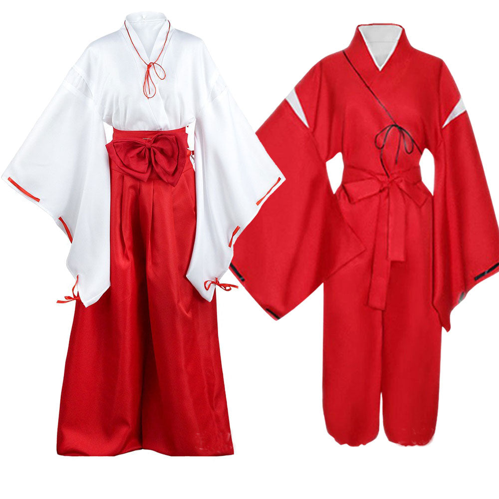 Anime Inuyasha Kikyo Kimono Cosplay Costumes