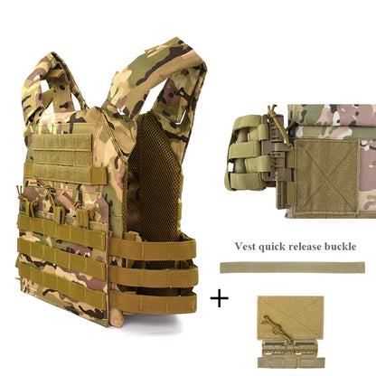 Hunting Tactical Body Armor JPC Molle Plate Carrier Vest Outdoor CS Game Paintball Airsoft Vest Military Equipment