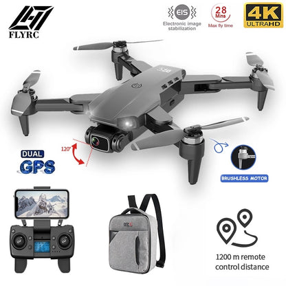 L900PRO Quadcopter GPS Drone with 4K HD Pro Dual Camera & Storage Backpack
