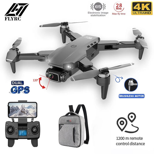L900PRO Quadcopter GPS Drone with 4K HD Pro Dual Camera & Storage Backpack