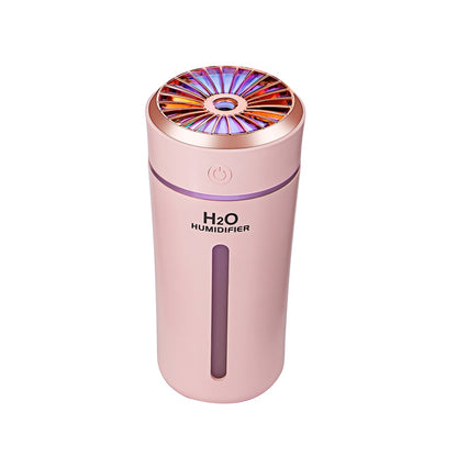 Portable Mini Air Humidifier USB Ultrasonic Essential Oil Diffuser Home Aroma Anion Mist Maker LED Night Light
