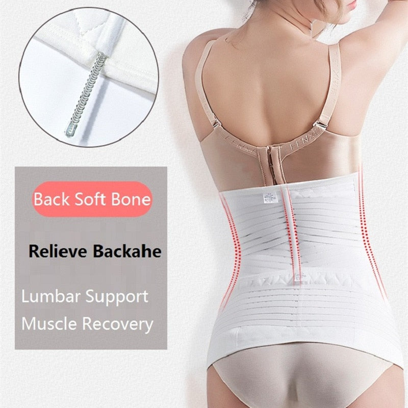 Postpartum Belt Recovery Bandage Pregnancy Belly Support Girdle Postnatal Waist Slim Shapewear Band After Birth Body Shaper