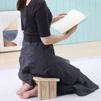 Foldable Meditation Bench Stool Non-slip Temple Kneel Stool