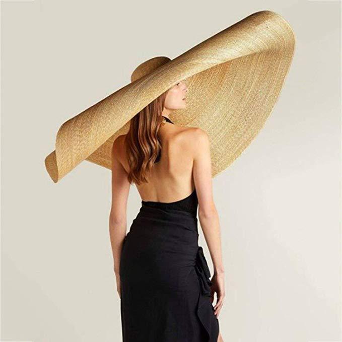 Bold Luxe Extra Wide Brim Sun Straw Hat
