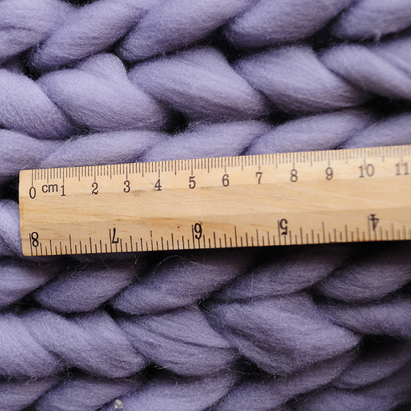 Jumbo 6ft x 6ft  Chunky Comfy Crochet Blanket