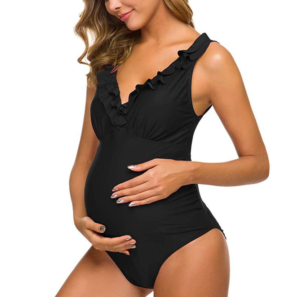 Pregnant & Sexy One Piece Maternity Swimwear