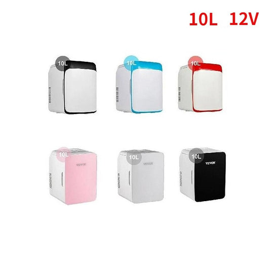 11QT (10L) Mini Fridge Car Refrigerator Portable Freezer Cooler and Warmer Storing Skincare Cosmetic Food Drink for Home Car Use