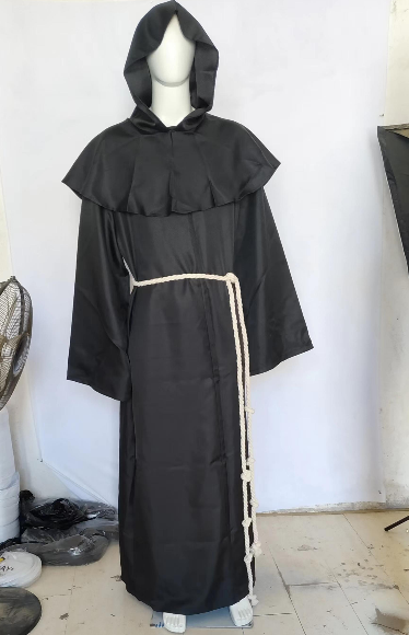Monk Style Ritual Robe/Cloak for Powerful Spiritual Men