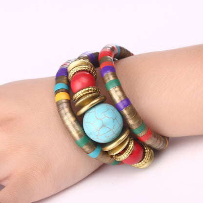 Kundalini Turquoise Bangle Wrap Bracelet