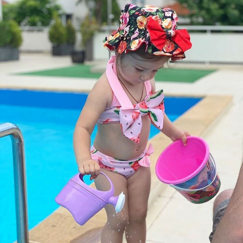 Strawberry 2 Piece Swim Suit (ages 3 - 6 years)