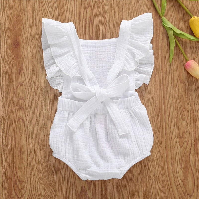Gorgeous Embroidered Girl Romper (ages 0 - 24 Months)