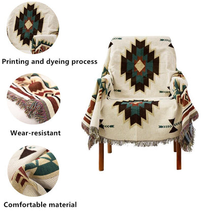Multi Function Luxurious Ethnic Style Blanket & Tapestry