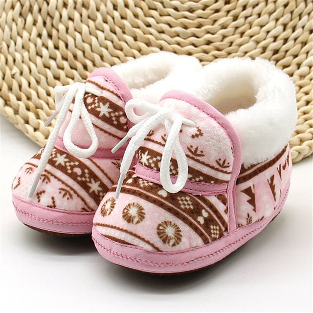 Comfy Wool Baby Girls Boots (3- 12 months)