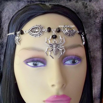 Ceremonial Moon Goddess Triskele Headpiece (different variations available)