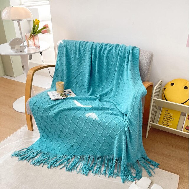 This Beautiful Luxury Blanket ( different colors available), is definitely wam, cozy and luxe. It's waiting for you to wrap yourself in and dream of beautiful things.  You will enjoy this blanket and so will your entire family.