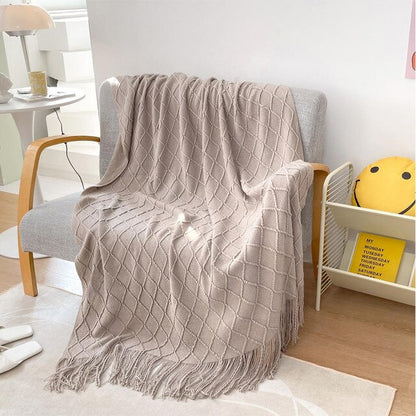 This Beautiful Luxury Blanket ( different colors available), is definitely wam, cozy and luxe. It's waiting for you to wrap yourself in and dream of beautiful things.  You will enjoy this blanket and so will your entire family.