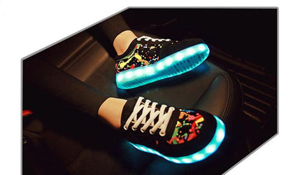 Splash of Color LED Sneakers (ages 5 - 16 years)