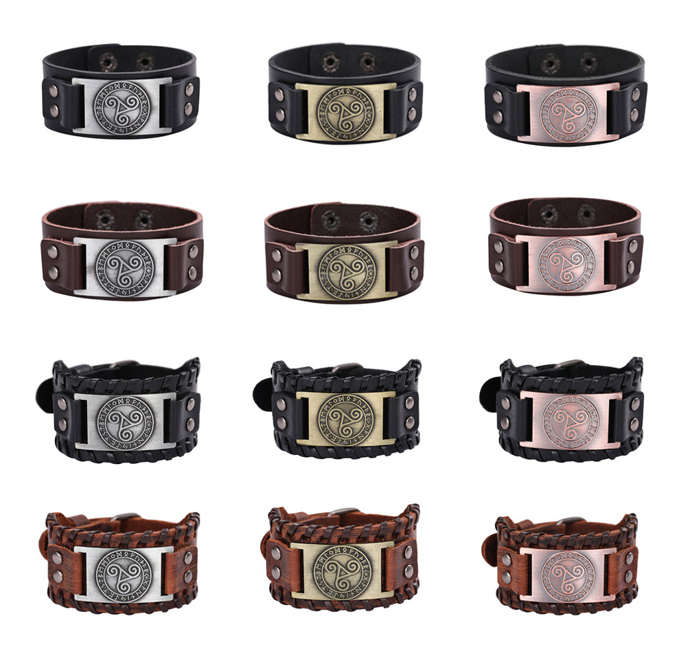 Triskele Male Leadership Bracelet