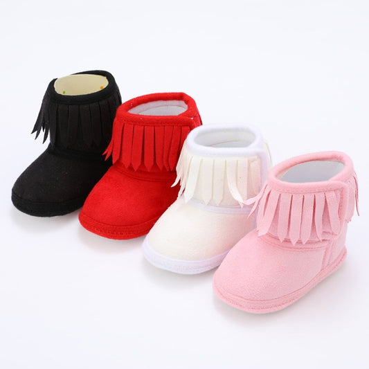 Baby Girl Beautiful Tassel Boots (0 - 18 months)