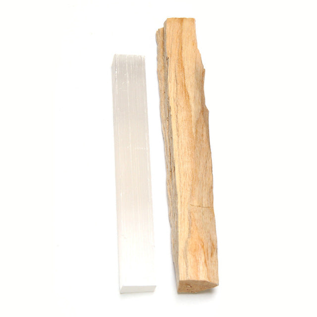 Purify with Sage, Palo Santo & Selenite Stick Combo (also sold separately)