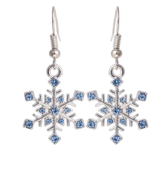 Gorgeous Snowflake Star of David Earrings